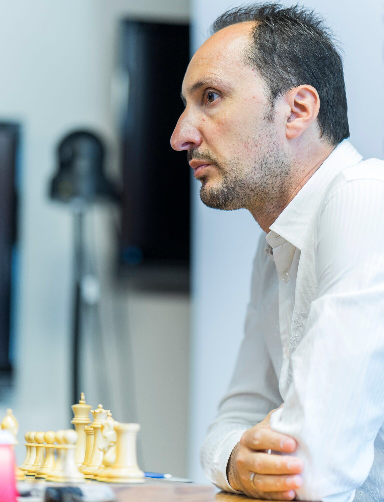 Veselin Topalov leads the pack after Round 5. Photo credit: Grand Chess Tour