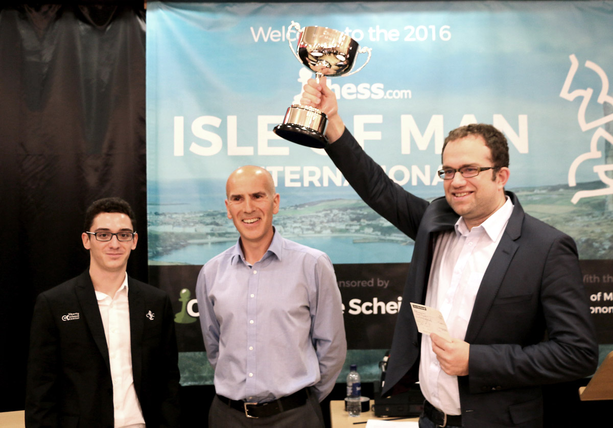 Eljanov wins the Isle of Man 2016. Photo courtesy of Chess.com.